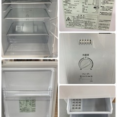 S238 ⭐ AQUA 2ドア冷蔵庫（168L 右開き）22年製 AQR-17M ⭐ 動作確認済 ⭐ クリーニング済