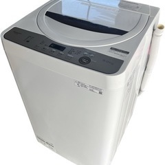 在庫なし】【USED】2021年製 SHARP / シャープ 全自動電気洗濯機