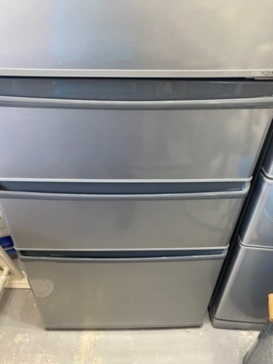 家電 キッチン家電 AQUA 2017年製 355L冷蔵庫 - 冷蔵庫 