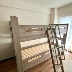 二段ベッド Granz グランツ フラットタイプ グレージュ