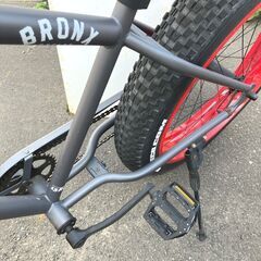 BRONX/ブロンクス ◆ファットバイク◆ 26インチ 26×4.0 自転車 黒 赤 ブラック レッド
