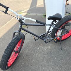 BRONX/ブロンクス ◆ファットバイク◆ 26インチ 26×4.0 自転車 黒 赤 ブラック レッド BRONX/ブロンクス ◇ファットバイク◇ 26インチ 26×4.0 自転車 黒 赤