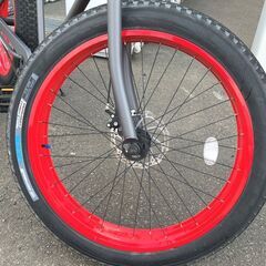 BRONX/ブロンクス ◆ファットバイク◆ 26インチ 26×4.0 自転車 黒 赤 ブラック レッド