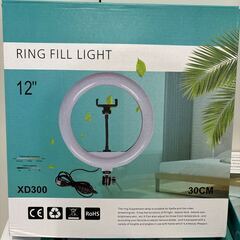 【未使用】スマホのライブ配信用の丸いライト22個