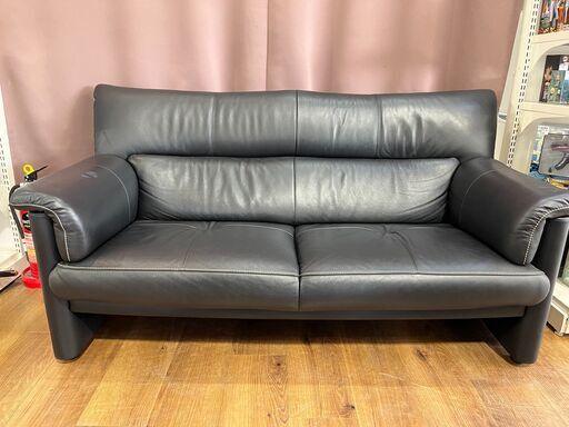 家具 生活家具 karimoku　2人掛けソファー　ブラック