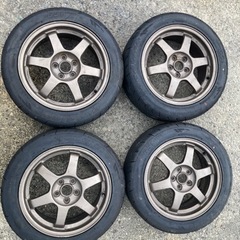 【商談中】インプレッサ　16インチRAYS STIホイール TE37風【インプレッサGC8 GDA レガシィ】