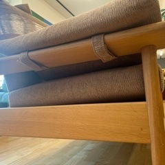 N690★高級家具★飛騨のメーカーKASHIWA柏木工製★3Pソファー★ビーソファー★幅1855mm