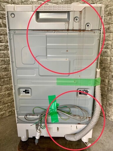 大阪送料無料★3か月保障付き★洗濯機★乾燥機能なし★2015年★パナソニック★10kg★NA-VS1000L-N★S-731 大阪送料無料☆3か月保障付き☆洗濯機☆乾燥機能なし