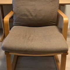 ＜無印良品＞リビング/ダイニング3点セット★リビングでもダイニングでもつかえるシリーズ テーブル＆チェア２脚【お渡し日時限定】