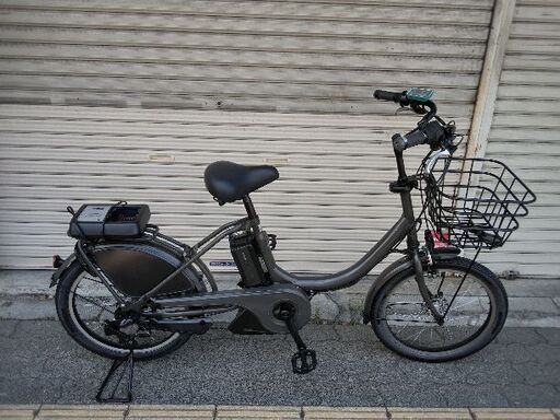 [BRIDGESTONE]Bikke(ビッケ)20吋 小型電動アシスト自転車 8.7Ahバッテリー+充電器(ダークグレー)