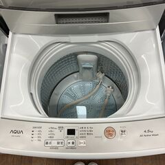 4.5kg　洗濯機　AQUA　2022年製(B7-125)