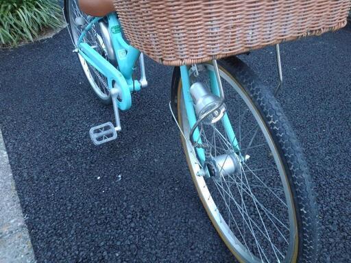 中古子供自転車3165 22インチ ギヤなし LEDオートライト 身長
