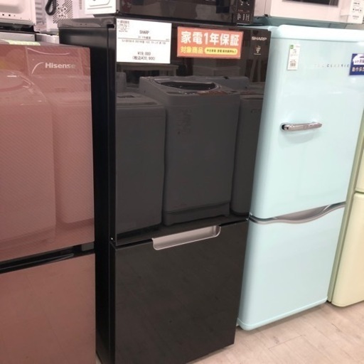 安心の1年間保証付き！SHARP2ドア冷蔵庫2021年製152L【トレファク堺福田店】