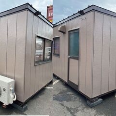 ユニットハウス 9.18㎡ 2.77坪 エアコン、換気扇、ブラインド、複合