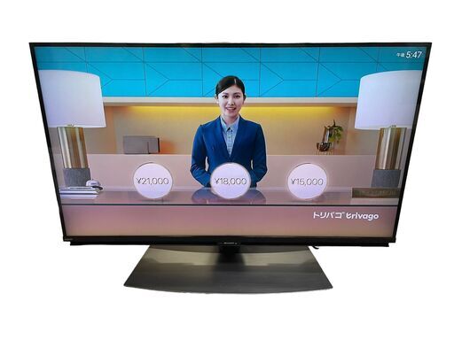 【動作確認済み】SHARP/シャープ AQUOS 40V型 4K液晶テレビ 2022年製 4T-C40CL1 引き取り限定 神奈川県横須賀市
