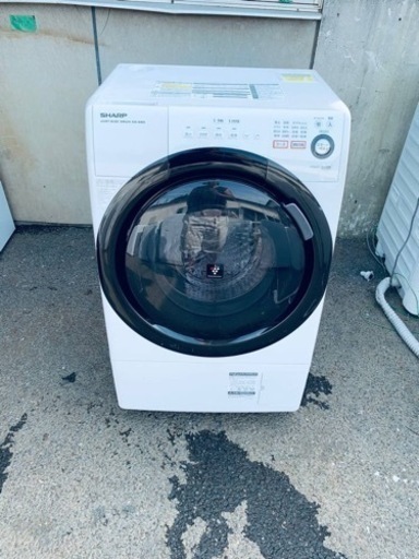 シャープ　ドラム式電気洗濯乾燥機　ES-S60-WL