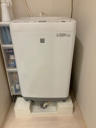 受取者決まりました。　27日28日引取　SHARP ES-G5E3 5.5kg シャープ洗濯機