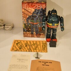 ●未使用　デッドストック(*'ω'*)●ビリケン　ブリキ　ゼンマイ歩行　鉄人28号　緑●相模原 Amazon.co.jp: 鉄人28号 ブリキ ゼンマイ 玩具 ビリケン商会