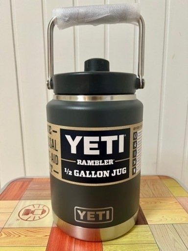 新品未使用 YETI イエティ ランブラー Rambler ハーフガロン ジャグ チャコール