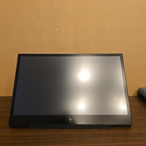 美品HP モバイルディスプレイ EliteDisplay S14 14インチ USB-Cケーブル一本でディスプレイへの給電と表示ができます\n\n