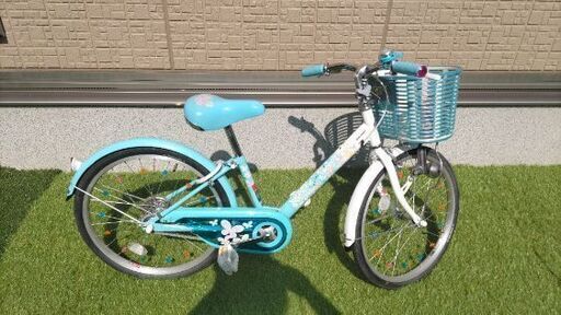 ブリヂストン　エコパル　ジュニアサイクル 20インチ　水色（ブルー）