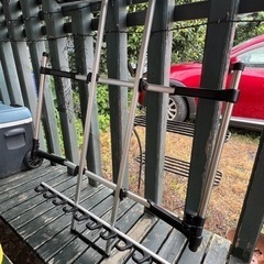 中古】釣人必見 ロッドホルダー カーメイト IF15 inno 車載ロッド