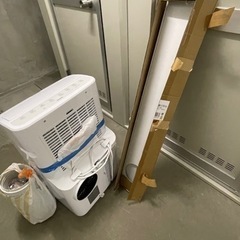 山善　スポットクーラー　YEC-P29(W) テラス窓用枠セット