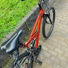 サスペンション付きマウンテンバイク⛰️