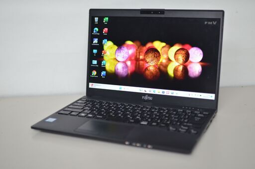 中古ノートパソコン 富士通 UH90/C3 Windows11+office 高性能core i7-8565U メモリ8GB 爆速SSD256GB 13.3インチ WEBカメラ 無線内蔵