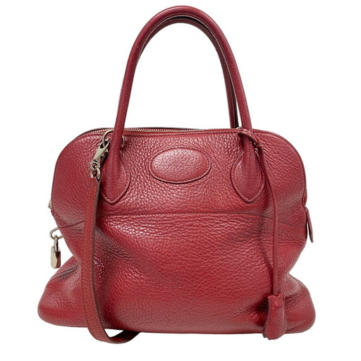 エルメス HERMES ハンドバッグ ルビー ボリード31 2010年 レッド