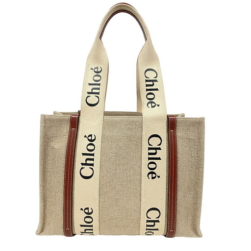 クロエ Chloe トートバッグ ウッディ ミディアム ベージュ