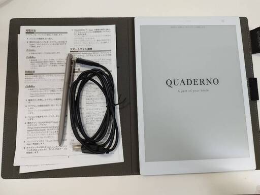 【美品】富士通 QUADERND A5 電子ペーパー/型番:FMVDP51