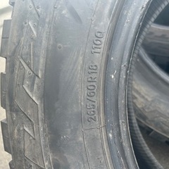 TOYOオープンカントリーRTタイヤ265/60r18 