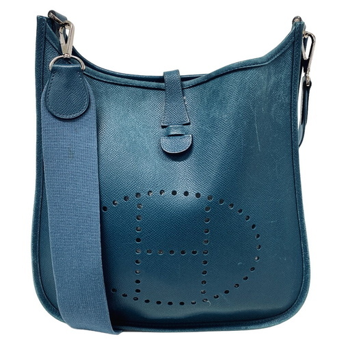 エルメス HERMES ショルダーバッグ ブルードプリュス エブリン1 29 PM 2008年 ブルー