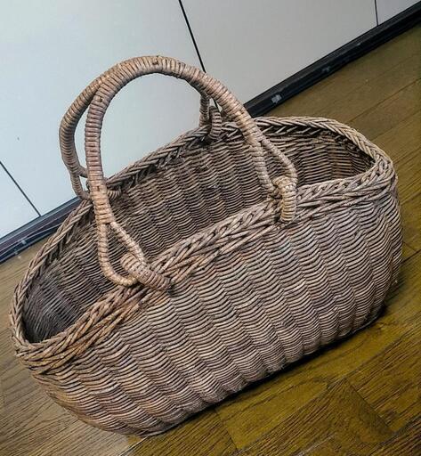 ❤天然あけび✨かごバッグ❤籠✨作家もの❤大容量✨貴重な品❤