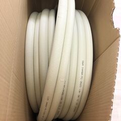 ☆引き取り限定☆☆ペアコイル(20M巻)☆残量約13m☆エアコン用被覆銅管10mm保温タイプ☆