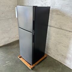 【MAXZEN】 マクスゼン 2ドア 冷凍冷蔵庫 容量138L 冷凍室40L 冷蔵庫98L JR138ML01GM 黒 2020年製 N0251