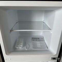 【MAXZEN】 マクスゼン 2ドア 冷凍冷蔵庫 容量138L 冷凍室40L 冷蔵庫98L JR138ML01GM 黒 2020年製 N0251