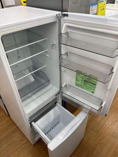 東芝 2ドア冷凍冷蔵庫 GR-S15BS 153L ブラック 2021年製 中古 家庭用 