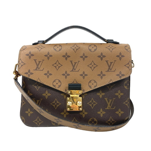 ルイヴィトン LOUIS VUITTON ショルダーバッグ モノグラムリバース ポシェットメティスMM M44876 ブラウン