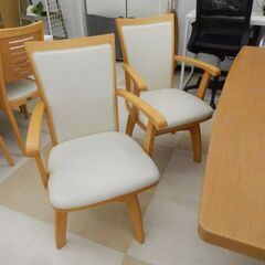 ニトリ ダイニングテーブルセット ラグーンHD150 回転式チェア4脚