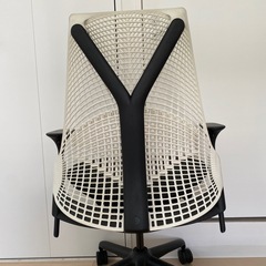 【商談中】ハーマンミラー　セイルチェア　白×黒