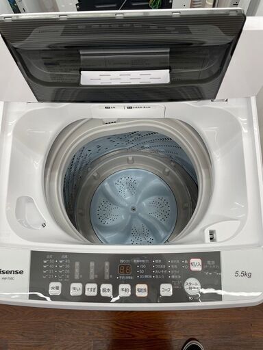 ★ジモティ割あり★ Hisense 洗濯機 5.5kg 20年製 動作確認／クリーニング済み TJ7528