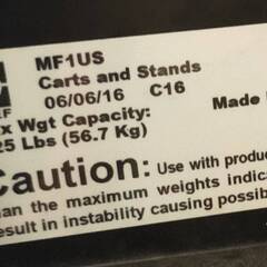 中型モニター台MF1-US　耐荷重56.7kg　65インチまで