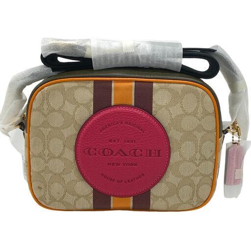 コーチ COACH ショルダーバッグ シグネチャー IMR1U 1912 DEMPSEY CAMERA BAG アウトレット ベージュ