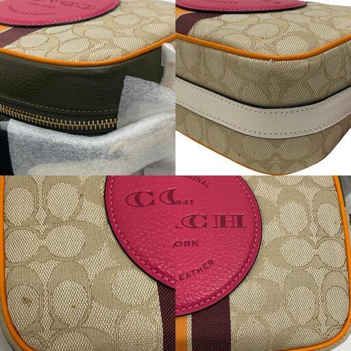 コーチ COACH ショルダーバッグ シグネチャー IMR1U 1912 DEMPSEY CAMERA BAG アウトレット ベージュ