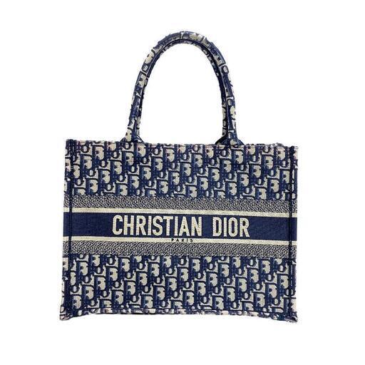 クリスチャンディオール Christian Dior トートバッグ スモール ブックトート ネイビー