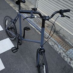 20吋 ミニベロ(小径ピストバイク) シングルspeed/ダークグレー