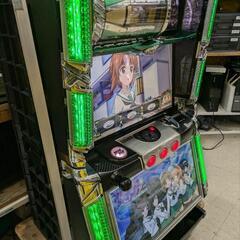 パチスロ実機 ガールズ＆パンツァー[ガルパン] コイン不要機 ID：126-013072-007