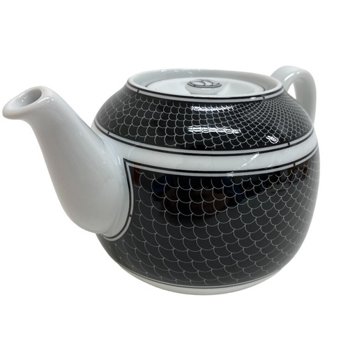 エルメス HERMES 食器 Hデコ ティーポット ブラック